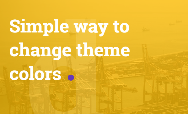jQuery Simple Theme Coloring